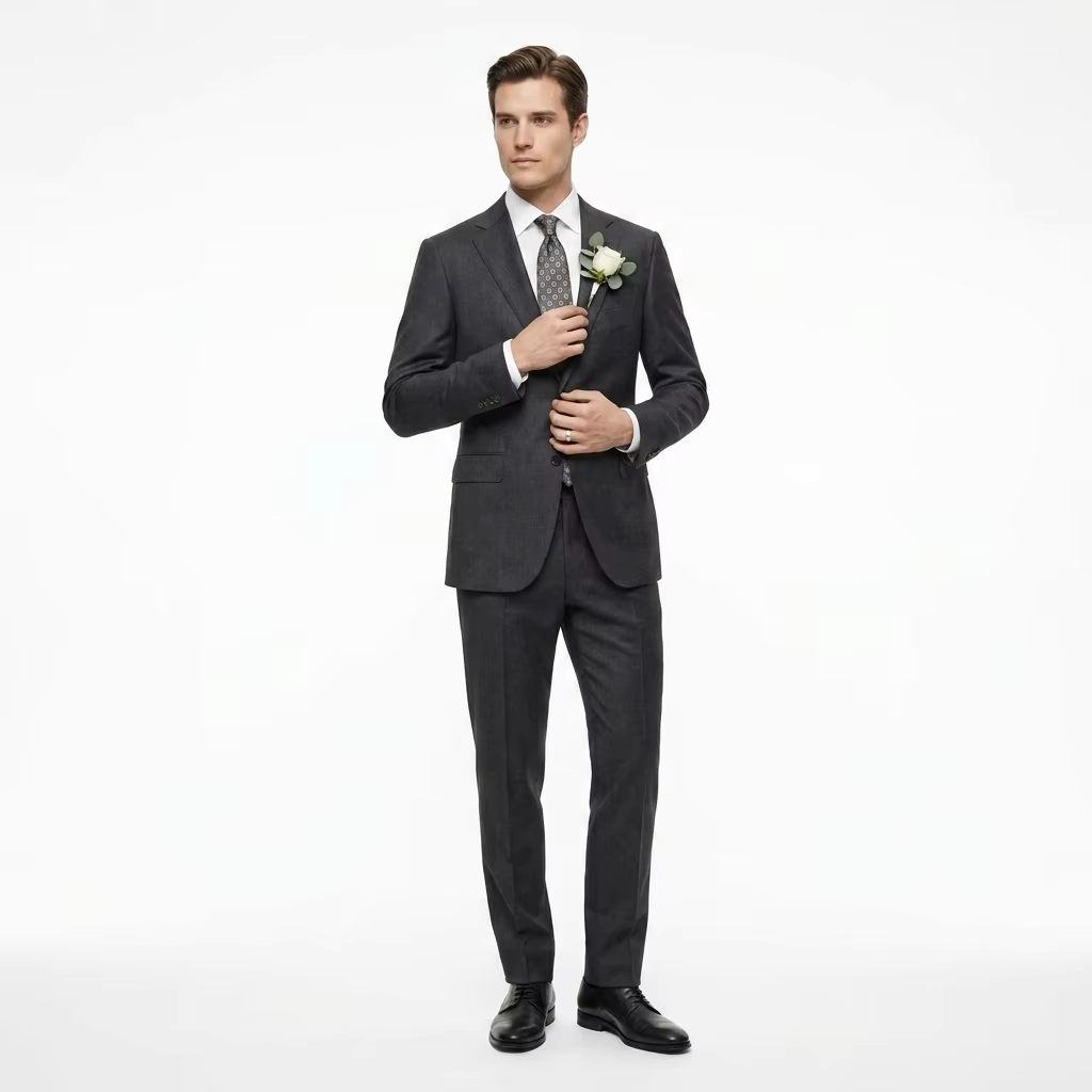 Custom Men Versatile Formal Business Suit, Wear‑Resistant & Anti‑Wrinkle