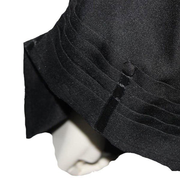 Unisex Black Polyester Judicial Uniform, Professional Adult Executive Lawyer Attire Custom OEM Court Formal Wear